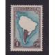 ARGENTINA 1935 GJ 761U ESTAMPILLA NUEVA CON GOMA PAPEL AUSTRIACO U$ 35